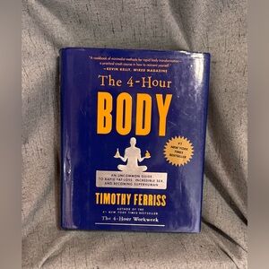 The 4-Hour Body by Timothy Ferriss - Blue & Yellow Hardcover